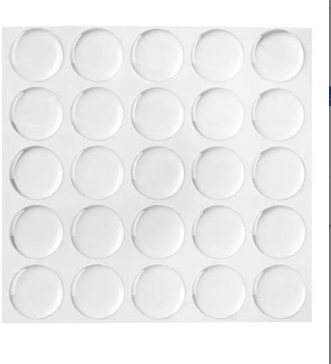 Epoxy Resin Dome Stickers Adhesives Round 25x2 MM / 1 Inch (10 Pieces) Clear Transparent For Jewellery Making DIY Crafts Photos-10 Pieces