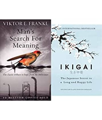 Man's Search for Meaning+Ikigai(Set of 2books)