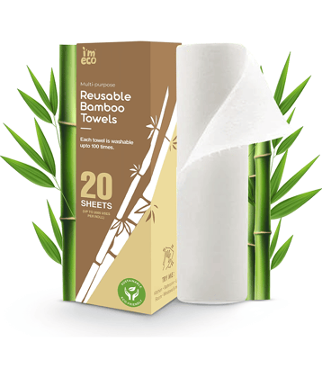 I'm Eco Single Others Bamboo Kitchen Towel