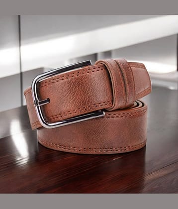 Kastner - Tan PU Men's Casual Belt ( Pack of 1 )