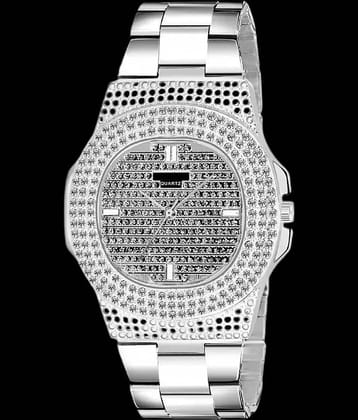 Cosmic Silver Dial Analog Boys Watch ( Pack of 1 )