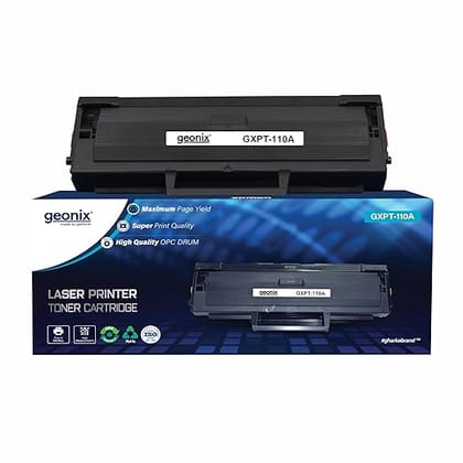 GEONIX 110A Printer Toner Cartridge with Chip for HP Laserjet Printer 108, 108a, 108w, 136, 136a,136w, 136nw, 138, 138pnw, 138fnw, Black
