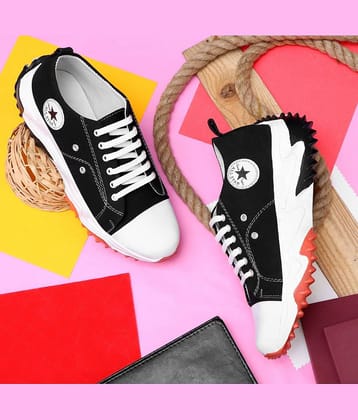 Figor Stylish/Party Wear - Black Men's Sneakers