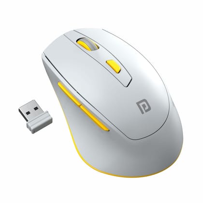 Portronics Toad 32 2.4GHz Wireless Optical Mouse (Grey)