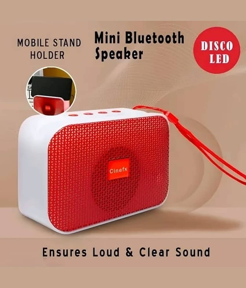 CHARKEE Bluetooth Speaker  5 W Bluetooth Speaker Bluetooth V 5.0 with USB Playback Time 3 hrs Assorted