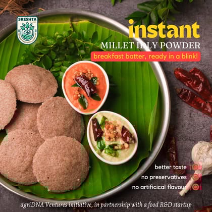 Sreshta Farms Instant Multi Millet Idly Powder