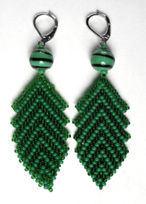 Sahaj Arrow Green Earrings Sahaj Arrow Green Earrings