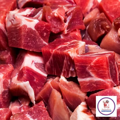 Premium Pork Belly Cubes for Exquisite Dishes - 500 gm  by PeppaPork