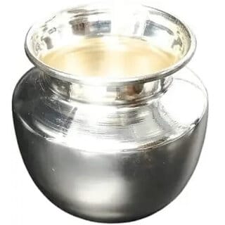 Astro-D Silver Lota, Kalash by , 14gm Weight, 20ml Capacity, Silver, (Silver, Silver)