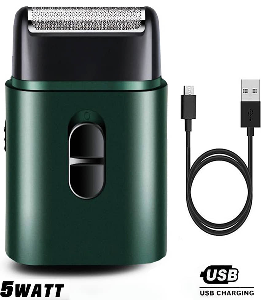 geemy Elegant Design Foil Shaver ( Green )
