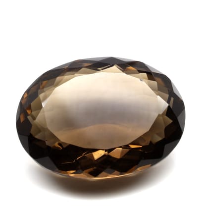 Huge collectible 154Ct Natural Smoky Quartz Crystal Oval Gemstone