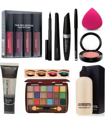 swenky glow makeup kit (Pack of 8)