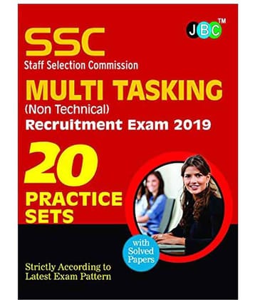 20 Practice Sets SSC Staff Selection Commission Multi Tasking (Non Technical) Recruitment Exam 2019 With Solved Papers