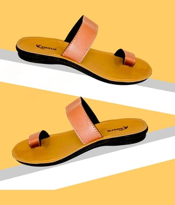 Kzaara Rust Men's Slide Flip Flop