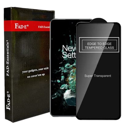 FAD-E Edge to Edge Tempered Glass for OnePlus 10T 5G / OnePlus 10R 5G (Transparent)