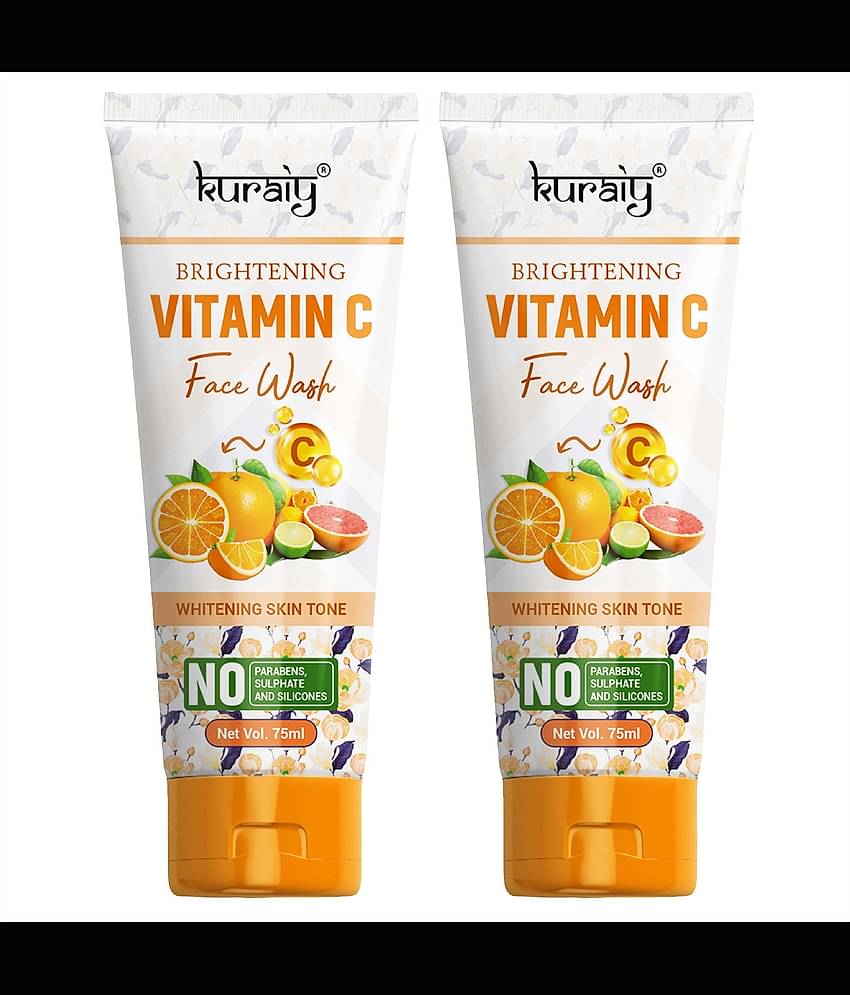 KURAIY Face Wash Cream With Natural Deep Moisturizing Face wash Tube pack of 2
