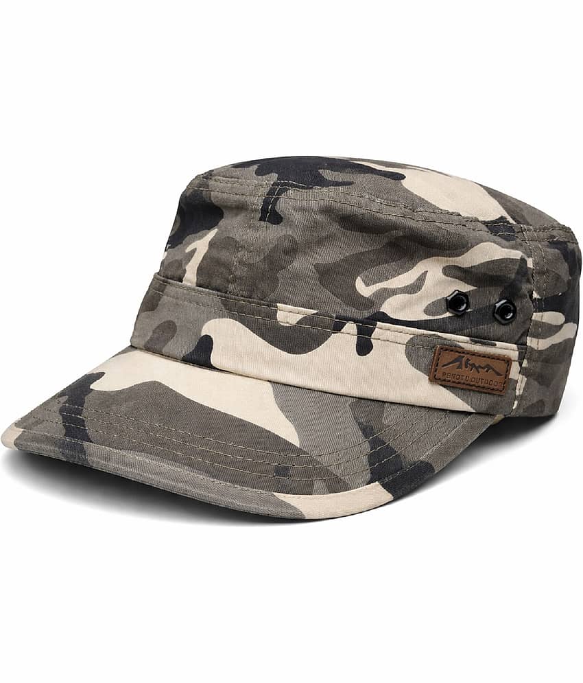 Zacharias Pack of 1 Cotton Men's Cap ( Beige )