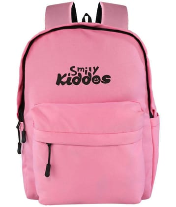 Smily Kiddos 20 Ltrs Pink Polyester College Bag - Pink