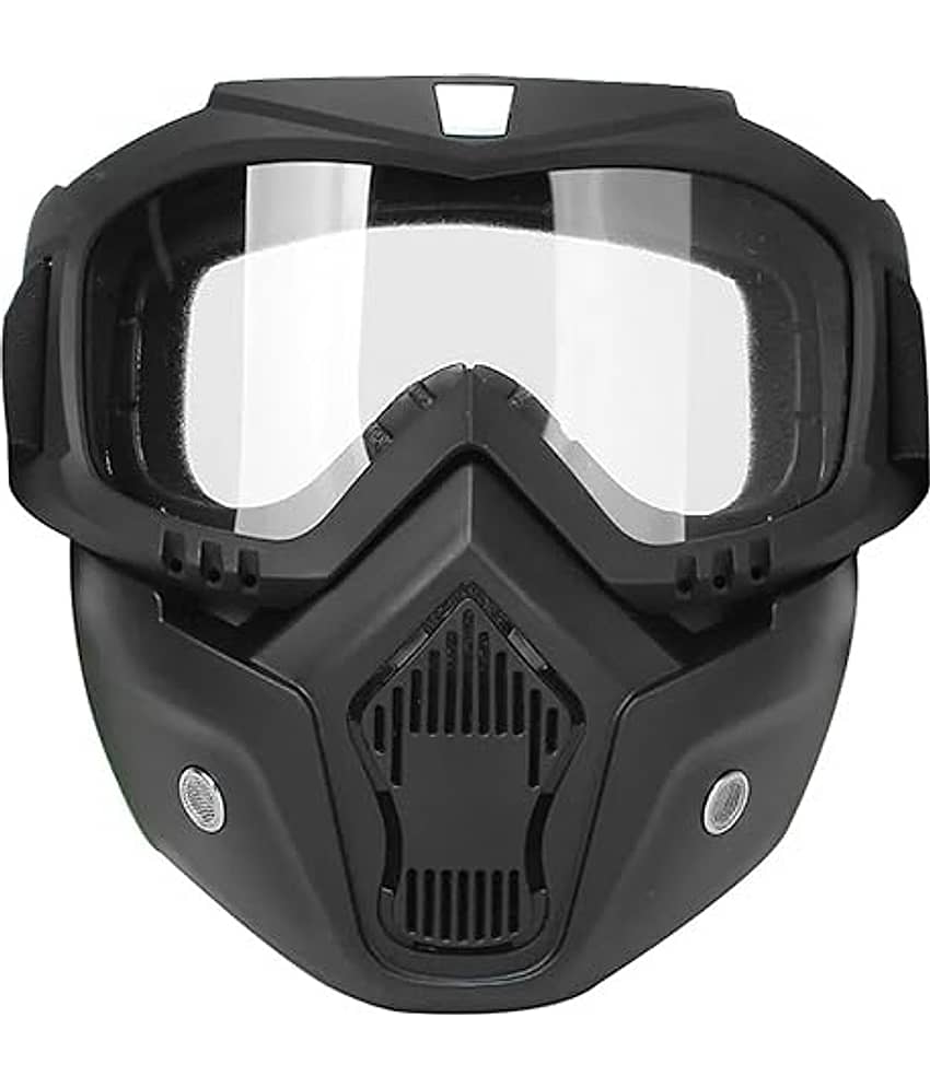 CarFrill UV Protected White Riding Goggles ( Pack of 1 )