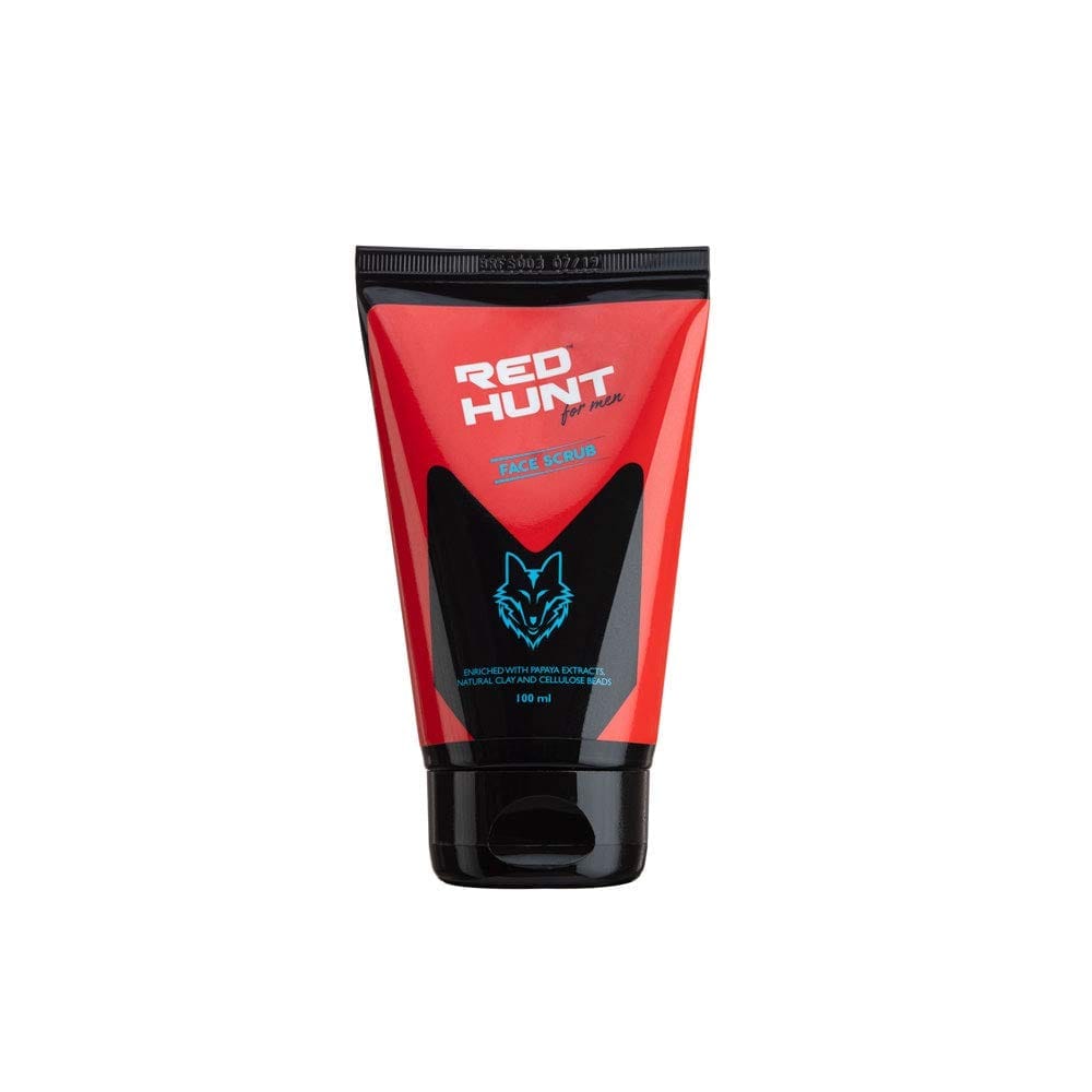 RED HUNT Face Scrub, Red, 100 ml