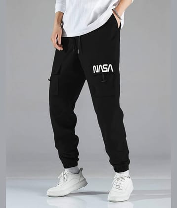 Eyebogler Black Polyester Men's Joggers ( Pack of 1 )