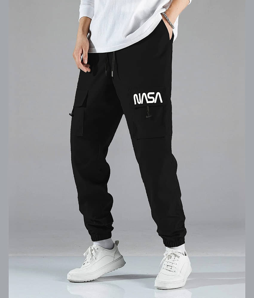 Eyebogler Black Polyester Men's Joggers ( Pack of 1 )