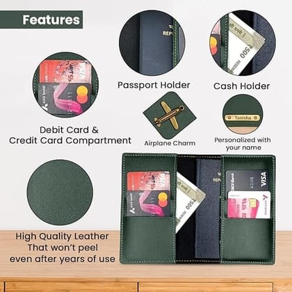 Travel in Style with Men's Gift set : Wallet, Keychain, Passport Cover & Sunglass Case