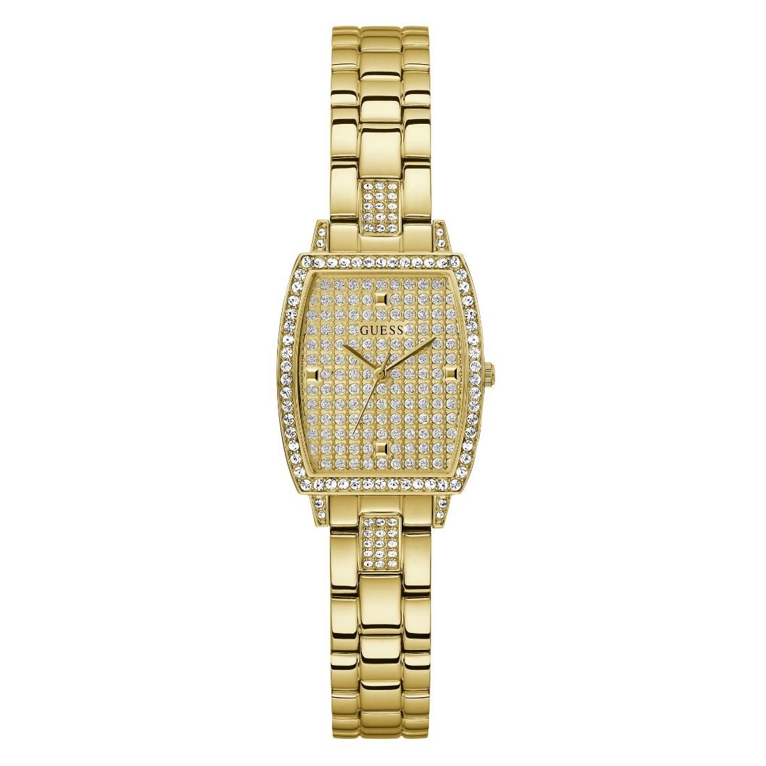 Guess Women 24 mm Gold Dial Analog Watch- GW0611L2-Gold