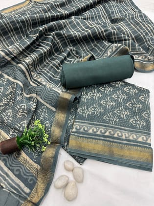 Maheshwari Silk Suit Set