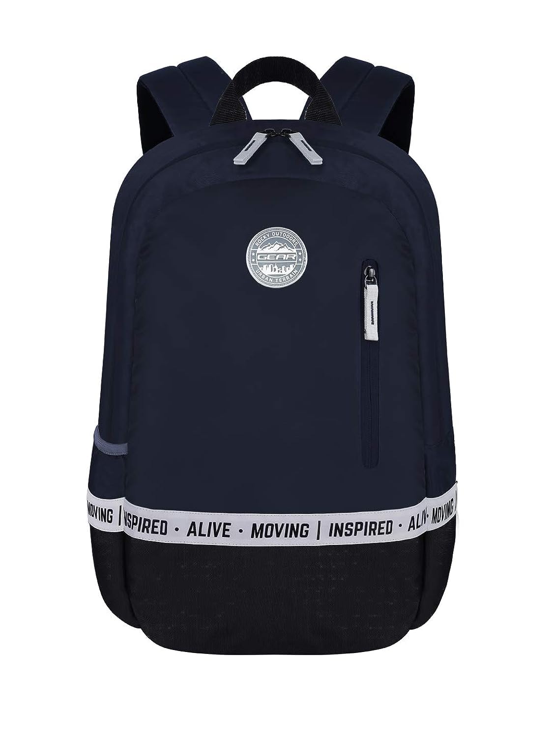 Bomber Eco Statement 22 Ltrs India.Ink-Black Casual Backpack (BKPECOSNT5201)