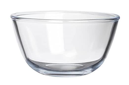 Femora Borosilicate Glass Microwave Safe Mixing Bowl 2100 ML (2100 ML, 1)