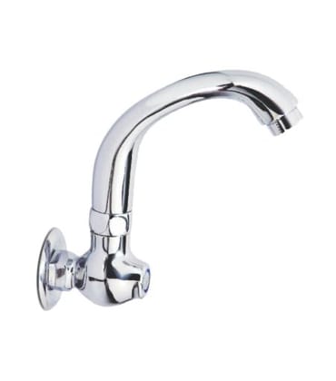 Bib Spout for Foot Operated Valve