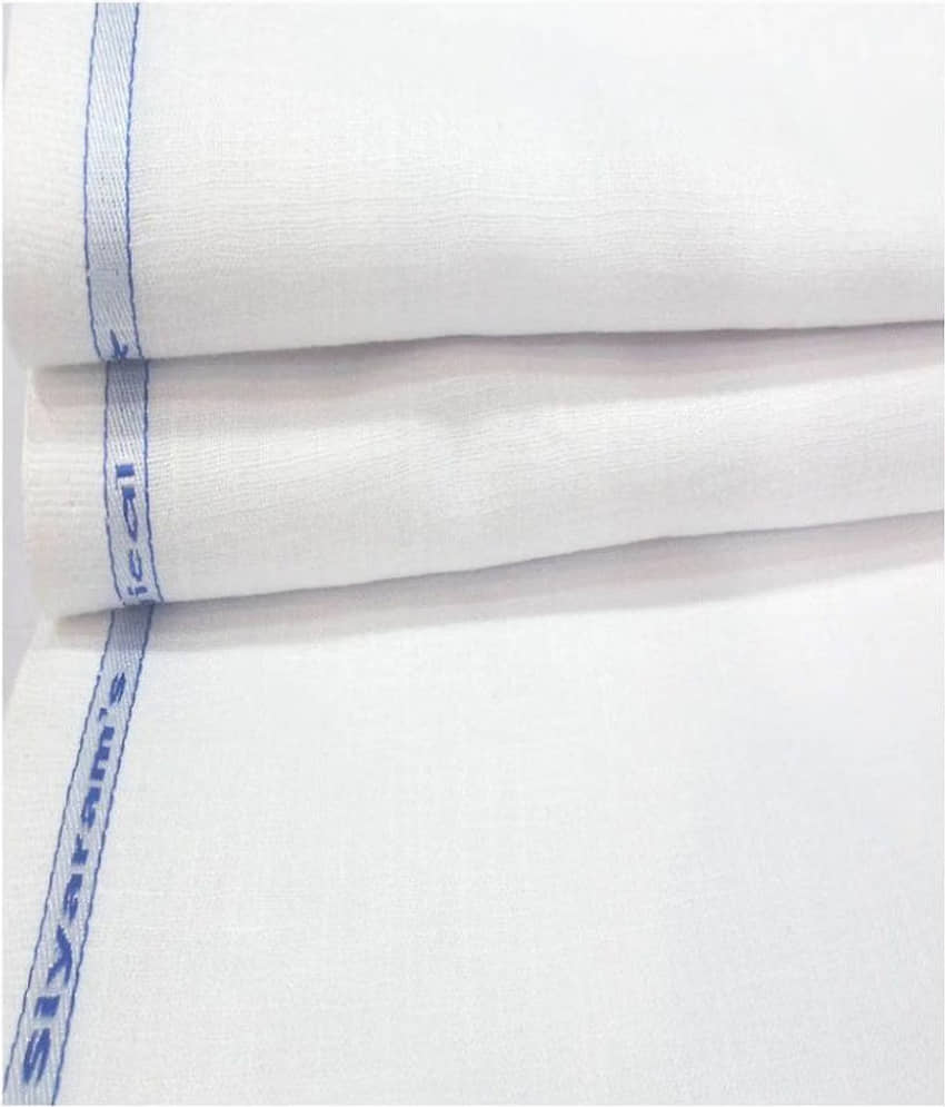 Siyaram White Linen Men's Unstitched Pant Piece ( Pack of 1 )