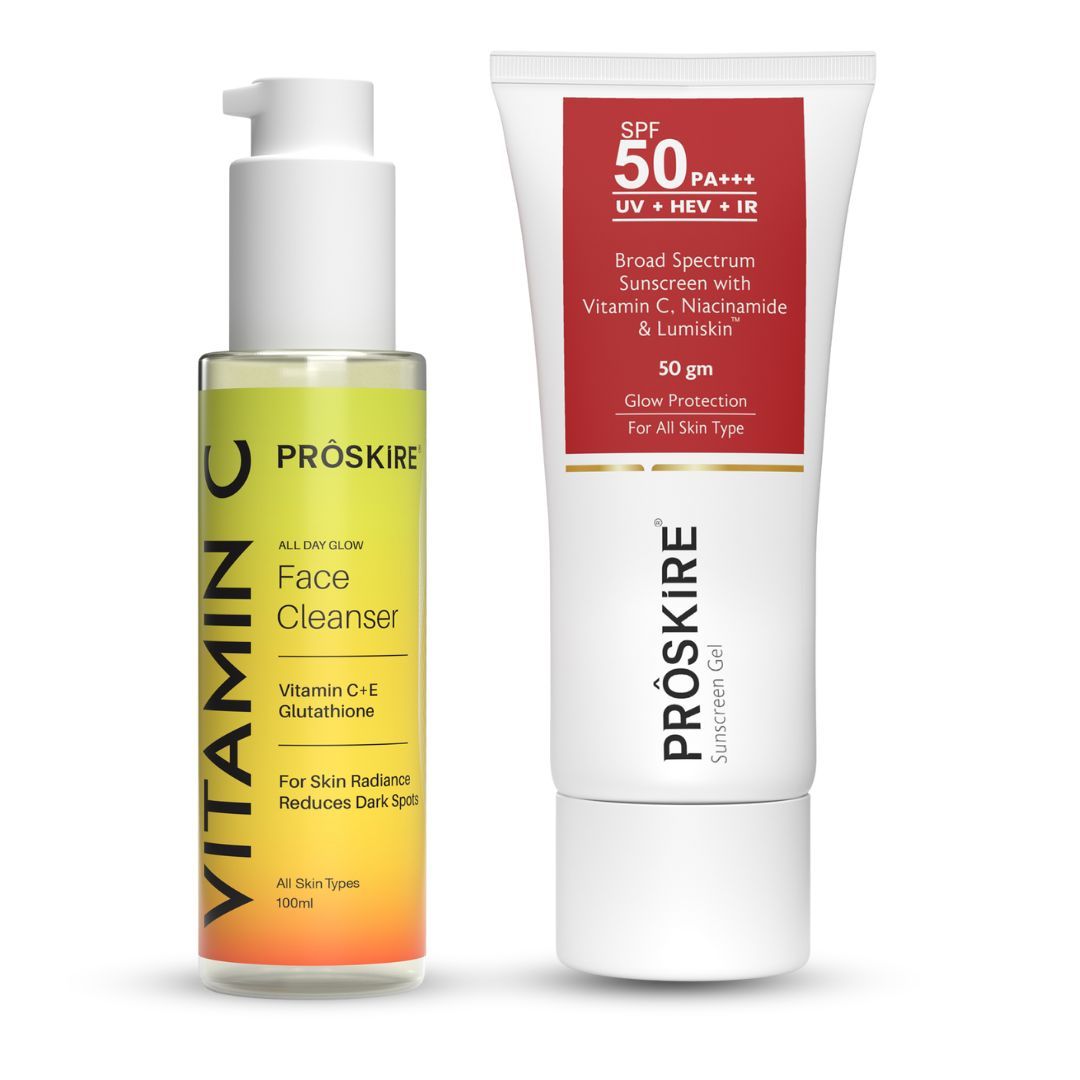Vitamin C Facewash with Sunscreen Gel SPF 50
