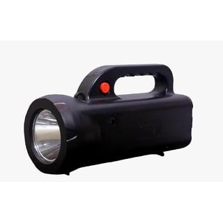 Kisan ABS Plastic Torch Having 4500 mAh Battery with 10 Hours Backup (Black)