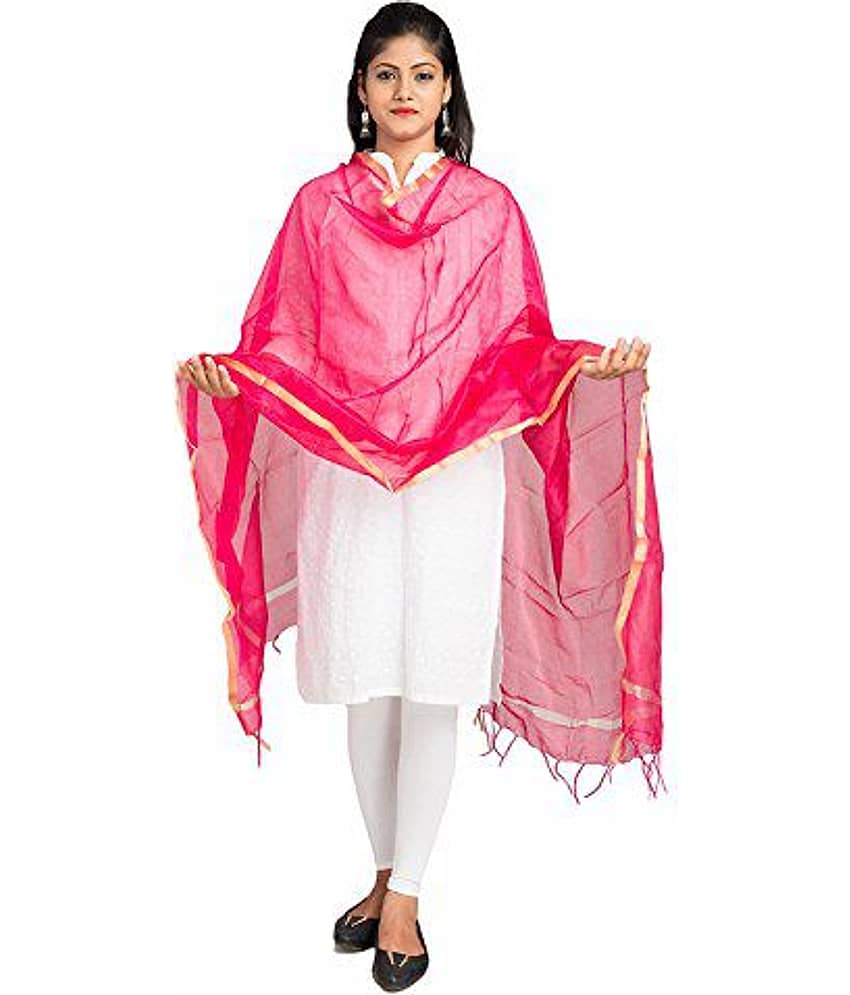 Raj Red Chanderi Dupatta