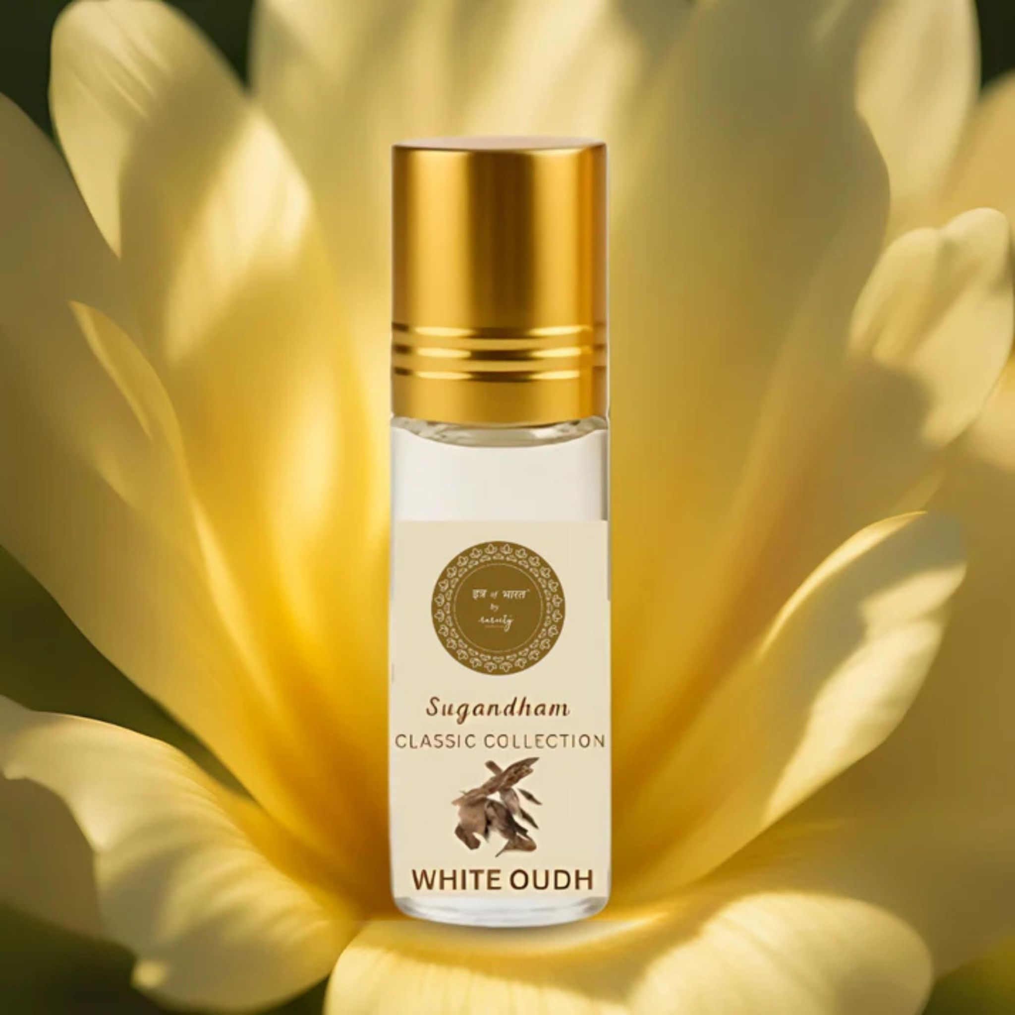 Rareity Oudh Ittar | 100% Made in India | Authentic Natural Sandal Fragrance | Long-Lasting Perfume Oil for Men & Women | 10ml Bottle| Travel-Friendly