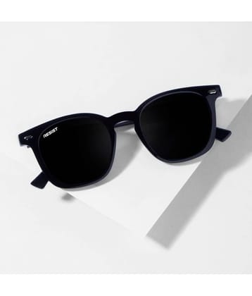 RESIST EYEWEAR Black Round Sunglasses ( Pack of 1 )