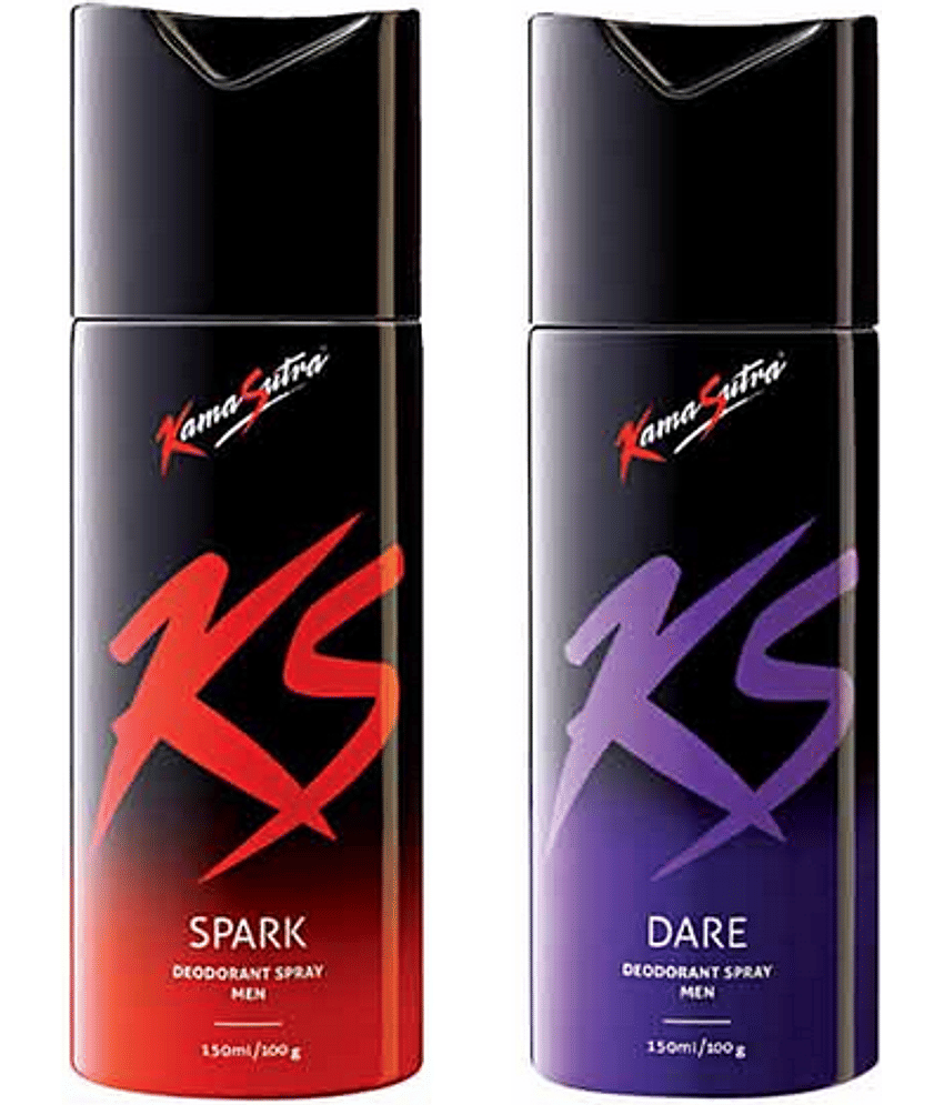 KamaSutra - Deodorant Spray for Unisex 300 ml ( Pack of 2 )