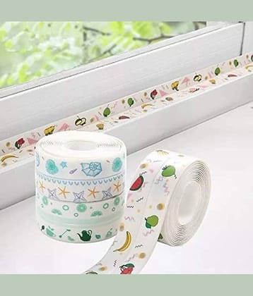 FSN-1 PVC Self Adhesive Waterproof Caulking Sealing Tape, Caulk Tape Strip for Bathtub, Kitchen -320 CM