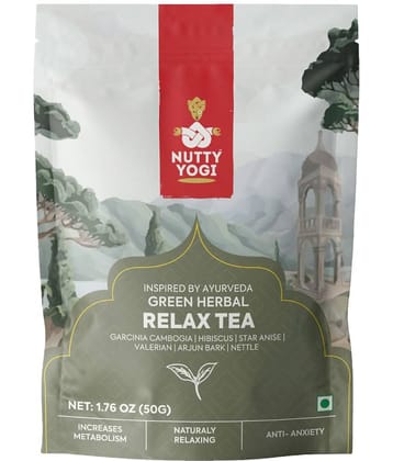 Nutty Yogi Nilgiri Tea Loose Leaf Green Herbal Relax 50 gm