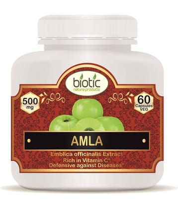 Biotic Amla Capsules (Emblica officinalis Extract) 500mg Capsule 60 no.s