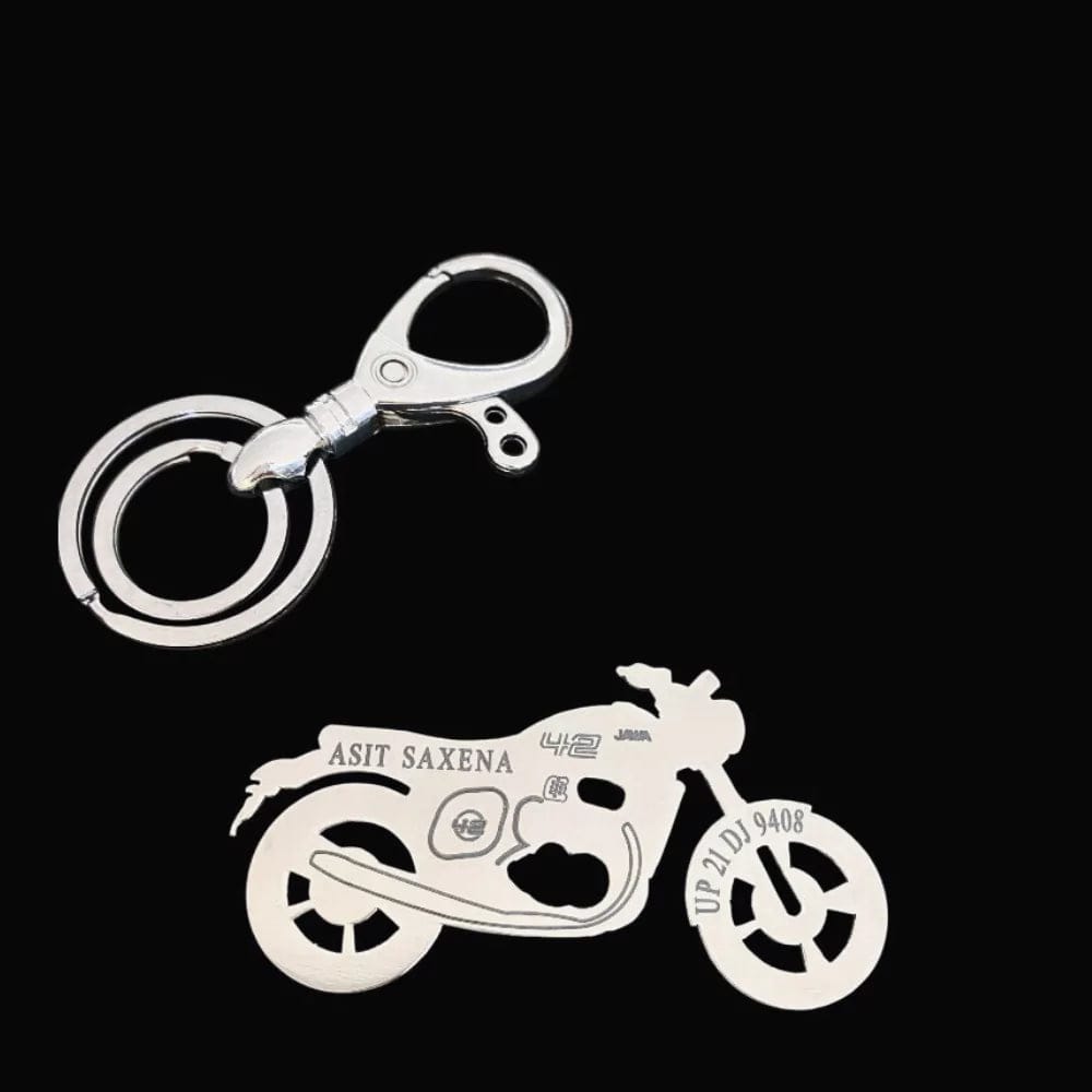 Jawa 42 FJ Keychain-Silver