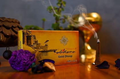 Kashikana Gold Dhoop 60gm x6 Boxes 