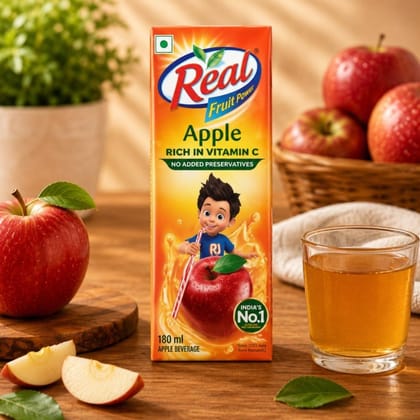 Real Fruit Power Apple Juice 180 ml - Real Fruit Power Apple Juice 180 ml