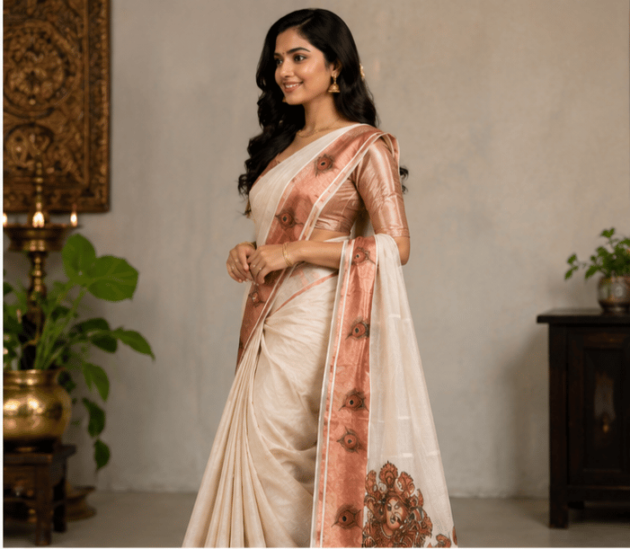 ALILA KANNAN PRINTED SET SAREE