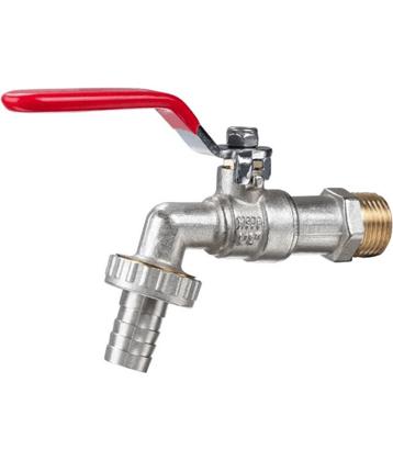 Dalton Brass Nozzle Tap 1/2" Faucet for Washing Machine Brass Bathroom Tap (Bib Cock)
