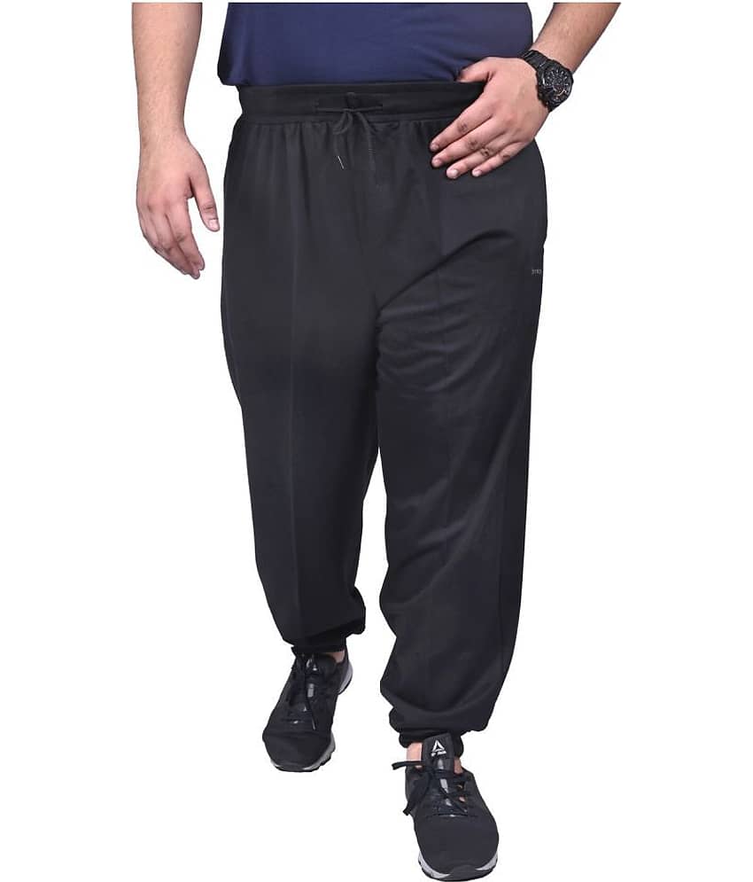 Xmex Black Cotton Blend Joggers Single