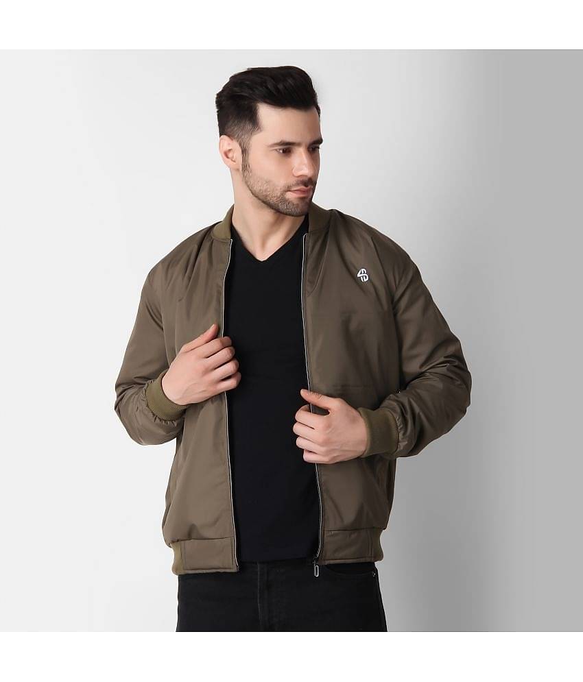 Forbro - Olive Nylon Regular Fit Men's Windcheater Jacket ( Pack of 1 )