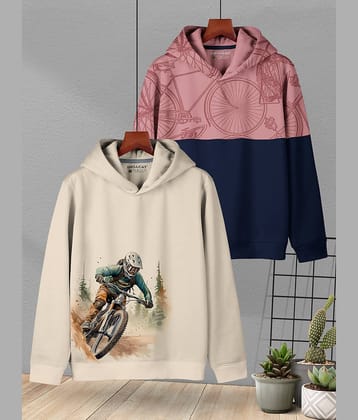 HELLCAT Pack of 1 Boys Cotton Blend Sweatshirt ( White )